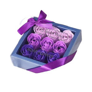 New design 2022 hot sale artificial soap rose box for Valentine's Day Thanksgiving