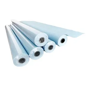 Factory Supply Grease Absorbing Industrial Blue Woodpulp Industrial Paper DEK Roll Wipe