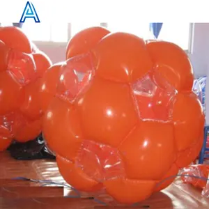 OEM customiz huge large big clear PVC inflatable zorb ball rolling ball for mega giga grass lawn roller ball