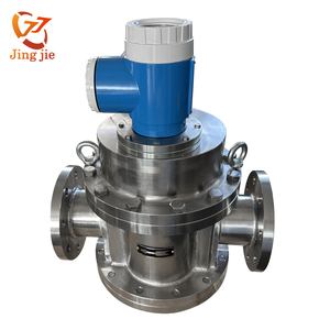 Pengukur Aliran Oli Spiral Rotor Ganda Baja Tahan Karat 4-20mA LCD Digital DN100 OEM Akurasi +/-0.5% Garansi <span class=keywords><strong>1</strong></span> Tahun - Product Image 2