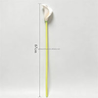 Lys artificiel blanc L-291 effet naturel, longue tige, pour bouquet de mariage, fête des Mères, vase décoratif, vente en gros