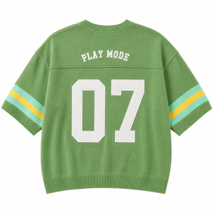 Pull en jersey court unisexe léger à col en V pour le sport et les jours de match - Product Image 3