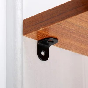 Soporte para muebles de alta resistencia de acero inoxidable Soportes de montaje en pared en forma de L de metal para estante de montaje - Product Image 5