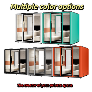 Современная Звуконепроницаемая передвижная кабина для встреч с алюминиевым каркасом для дома и офиса, квартир, гостиниц, больниц, использования на открытом воздухе - Product Image 3