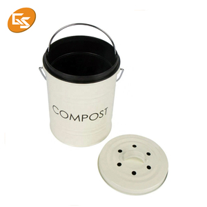 Hot Selling Metal Composting Worm Bin Garden Compost Bin Plastic Bucket