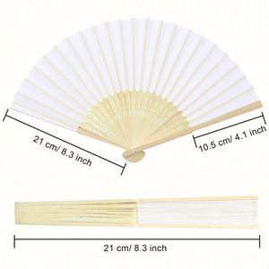 Abanico de Bambú para Boda Cristiana - Bordado de Cruz y Personalización con Versículo Bíblico - Product Image 4