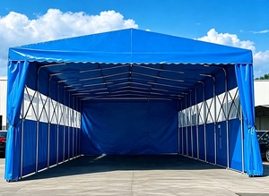 Event Push Pull <b>Tent</b> - Colorful Foldable Movable <b>Canopy</b> PVC Folding Retractable awning Custom Logo Acceptable - Product Image 6