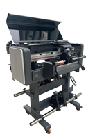 L'imprimante UV DTF AYF 30 cm à 3 têtes XP600, de type rouleau à rouleau, peut imprimer des étiquettes en cristal adaptées aux tasses, aux coques de téléphone et aux produits en verre.