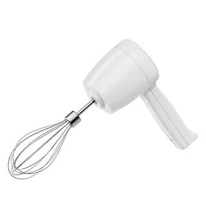 Hand Mixer Electric Hand Mixer 5-Speed Cordless Whisk USB Rechargeable Egg Beater mit Accessories für Cake, Baking & Cooking