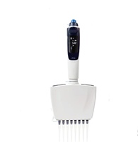 Pipette électronique multifonctionnelle à 8 canaux Efficacité de haute précision réduisant les erreurs humaines Matériau plastique Aucune compétence nécessaire