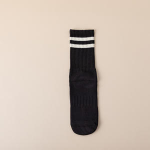 Chaussettes de yoga personnalisées pour hommes et femmes, Pointe Studio, barre de danse, adhérence collante, bambou, coton, chaussettes de sport avec logo antidérapant - Product Image 5