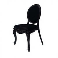 Chaise de salle à manger empilable sans accoudoirs en plastique souple, style minimaliste moderne, pour la maison, le restaurant, le salon, la salle de banquet