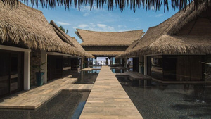 Mexican USA Beach Grey Sintetico Faux Thatch PE Simulación Techo de paja Tradicional para Hotel Decorativo Artificial Thatch Canada - Product Image 3