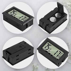 Mini Termómetro Higrómetro Electrónico Redondo, Higrómetro Digital LCD para Interiores, Medidor de Temperatura y Humedad, Artículos para el Hogar - Product Image 6