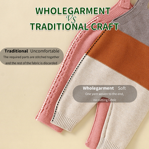 Combinaison en tricot pour bébé Mimixiong, vêtements pour tout-petits, salopette douce pour filles et garçons - Product Image 6