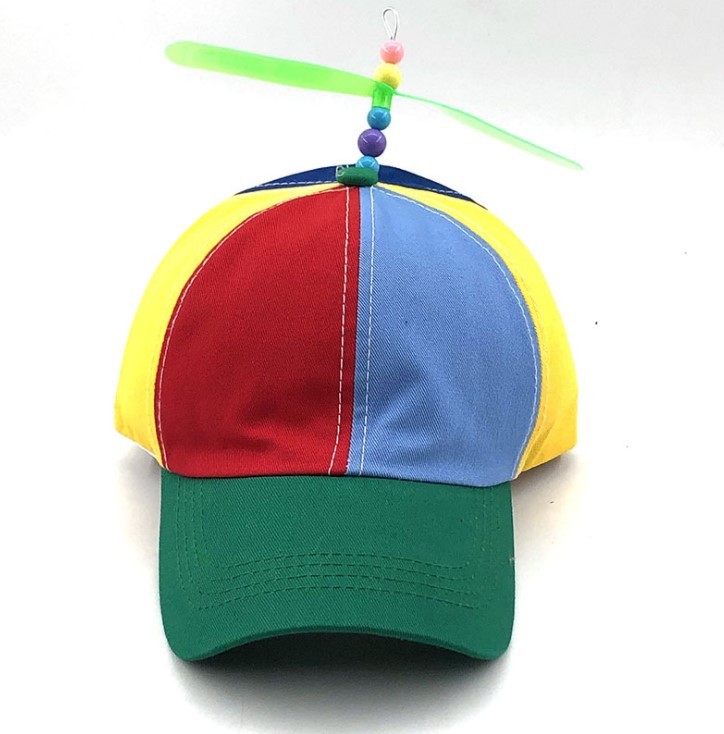 Customizable DIY Sunshade Baseball Hats with Detachable Propellers