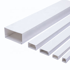 Wire and Cable Trunking PVC Open Wiring Duct 100*200 Wire and Cable <strong>Organiser</strong> PVC Trunking Cable Management - Product Image 2