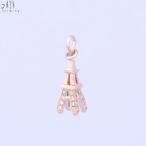 Dijes de Oro Sólido de 18K con Diamantes, Diseños Personalizados Más Populares, Joyería para Bebés - Product Image 6