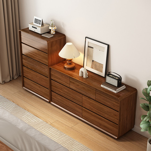 Solid Wood Chest Of Drawers With Storage For Bedroom Living Room <b>TV</b> <b>Stand</b> - Product Image 4