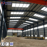Bâtiment en acier préfabriqué, entrepôt industriel, atelier, fabricant de structures en acier, charpente en acier à grande portée