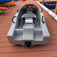Motor 15kw Kecepatan Tinggi 50km/jam 72v 76ah Baterai Lithium Jet Ski Epp Mini Jet Go Kart Listrik Perahu
