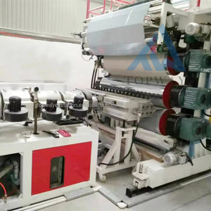 Panel de láminas de mármol de PVC de 1220MM, línea de producción de máquina, línea de extrusión de láminas de PVC para paredes, precio de fábrica - Product Image 2