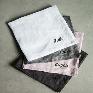 100% ผ้าลินินตารางหินล้างผ้าเช็ดปากเสื่อผ้าปูโต๊ะผ้าปูโต๊ะ - Product Image 5