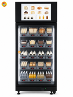 Distributeur automatique intelligent à détection de poids, micro-marché autonome avec paiement par carte et ouverture/fermeture de porte, pour salle de pause de bureau