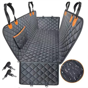 Qbellpet, Protector de asiento de perro plegable impermeable de alta calidad, patrón sólido, asiento trasero de coche, cubierta para mascotas - Product Image 1