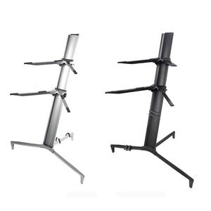 Support de clavier double en alliage d'aluminium portable professionnel pour piano-Design d'araignée de deuxième niveau - Product Image 3