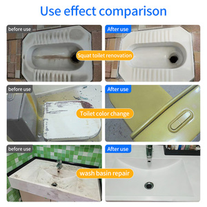 Bañera de cerámica con acabado de azulejo y bañera, revestimiento de cerámica antiarañazos - Product Image 5