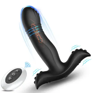 Männlicher Prostata-Massage gerät Vibrator 10 Schub modi und 10 leistungs starke Vibration Anal Plug Vibrator