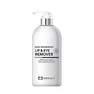 Nettoyant visage liquide coréen MERIKIT à l'eau de rose anti-rides, démaquillant waterproof pour les lèvres et les yeux, 500 ml, pour peaux grasses/sèches - Product Image 2