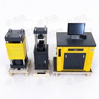 Machine d'essai de compression du béton électro-hydraulique servo-assistée 2000 kN avec cadre de flexion 300 kN ISO CE pour laboratoire