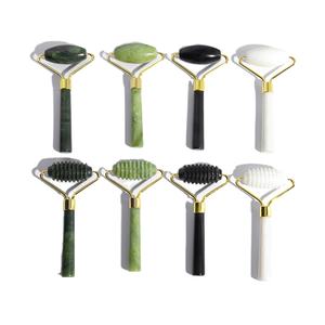 Herramienta <span class=keywords><strong>de</strong></span> masajeador facial <span class=keywords><strong>Rodillo</strong></span> <span class=keywords><strong>de</strong></span> jade <span class=keywords><strong>Rodillo</strong></span> <span class=keywords><strong>de</strong></span> masaje facial <span class=keywords><strong>de</strong></span> jade negro Gua Sha - Product Image 1