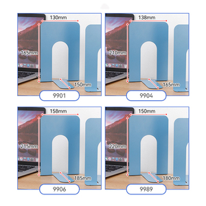 Fermalibri Rettangolare in Metallo Stile Art Déco per Organizzazione e Archiviazione di Documenti su Scrivania di Ufficio e Biblioteca - Product Image 2