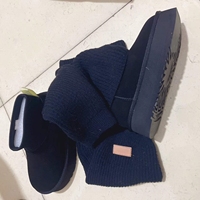 Nouvelles bottes de neige chaudes d'hiver, plateforme haute de 4,5 cm, bottes de neige originales de haute qualité en laine avec chaussettes, bottes de neige originales