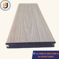 Planche de terrasse solide co-extrudée ignifuge B1 - Système de revêtement de sol robuste pour projets de terrasses publiques, piscines et espaces extérieurs
