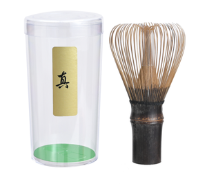 <span class=keywords><strong>Fouet</strong></span> <span class=keywords><strong>à</strong></span> <span class=keywords><strong>matcha</strong></span> <span class=keywords><strong>en</strong></span> <span class=keywords><strong>bambou</strong></span> foncé Zen Chasen, fait main, avec logo personnalisé, pour thé vert - Product Image 2