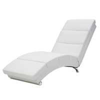 Chaise de relaxation ergonomique en simili cuir, fauteuil rembourré, chaise de massage pour salon