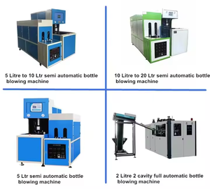 Machine de soufflage de bouteilles semi-automatique 10L Volume élevé 400BPH Eau Huile Chimique Emballage Conteneur Équipement de fabrication - Product Image 6