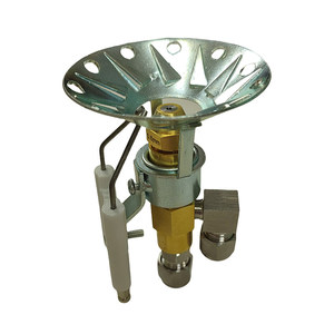 Boquilla para quemador de aceite usado y aceite pesado, tipo sifón, boquilla de combustible cónica completa con pulverización atomizada por aire, dorada/plateada/blanca - Product Image 1