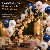 Ballons publicitaires personnalisés de 10 pouces avec logo, en latex, gonflables à l'hélium, OEM ODM, imprimés, ballons personnalisés avec logo sur mesure