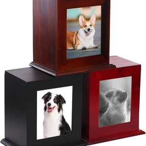 Urna de madera maciza para mascotas, ataúd pequeño para gatos y perros fallecidos, urna para mascotas, ataúd para perros, urna para gatos - Product Image 5