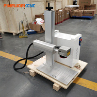 Marqueur laser à fibre portable de type split 20W 30W, machine de marquage laser industrielle pour outils de quincaillerie, pièces automobiles, gravure sur métal