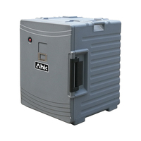 Multifonctionnel 150L Portable Thermique Isolé Longue Durée Stockage Alimentaire Grand Chariot de Restauration Mobile Camping Pique-niques Utilisation en Cuisine