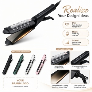 Lisseur à vapeur Torlin multi-trous pour cheveux humides, réduit la sécheresse et les pointes fourchues - Product Image 4