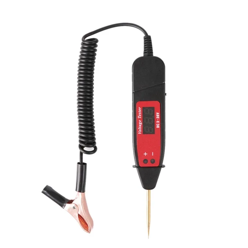 Universal 5-36V LCD Digital Circuit Tester Voltage Meter Pen Car Circuit Scanner Power Probe Automotive Diagnostic Tool