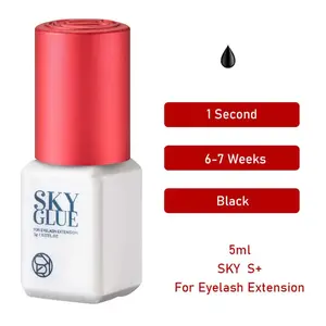 Factory Cost Korea Super Sky Glue Red Cap Eyelash Extensions Hypoallergenic Glue Sky S+ Glue Adhesive