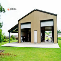 Kit de construction métallique préfabriquée à faible coût, prix compétitifs, bâtiments en acier anti-ouragan, hangars d'usine, entrepôts industriels en acier, ateliers